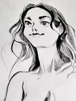 Hubbe Court (pencil, Mar 13th)
