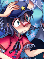 Yoshika Miyako and Seiga Kaku from Touhou 13 Ten Desires