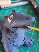 Incense Holding Purple Dragon sculpture (2024)