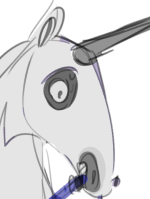 Naked Griffith on a Horse (2023)