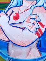 Its All Good~ (posca marker and acrylic, 2021)